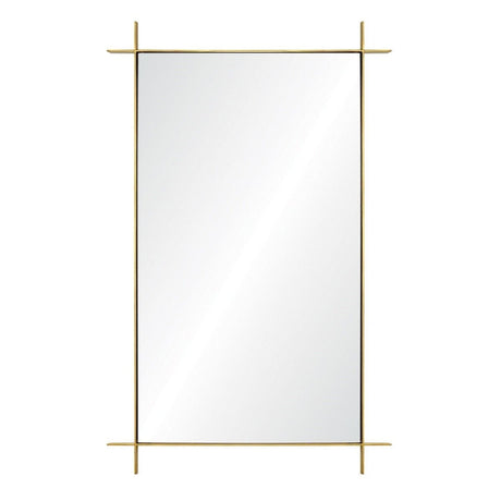 Fig Linens - Sienna Burnished Brass Mirror by Barclay Butera | Mirror Image Home