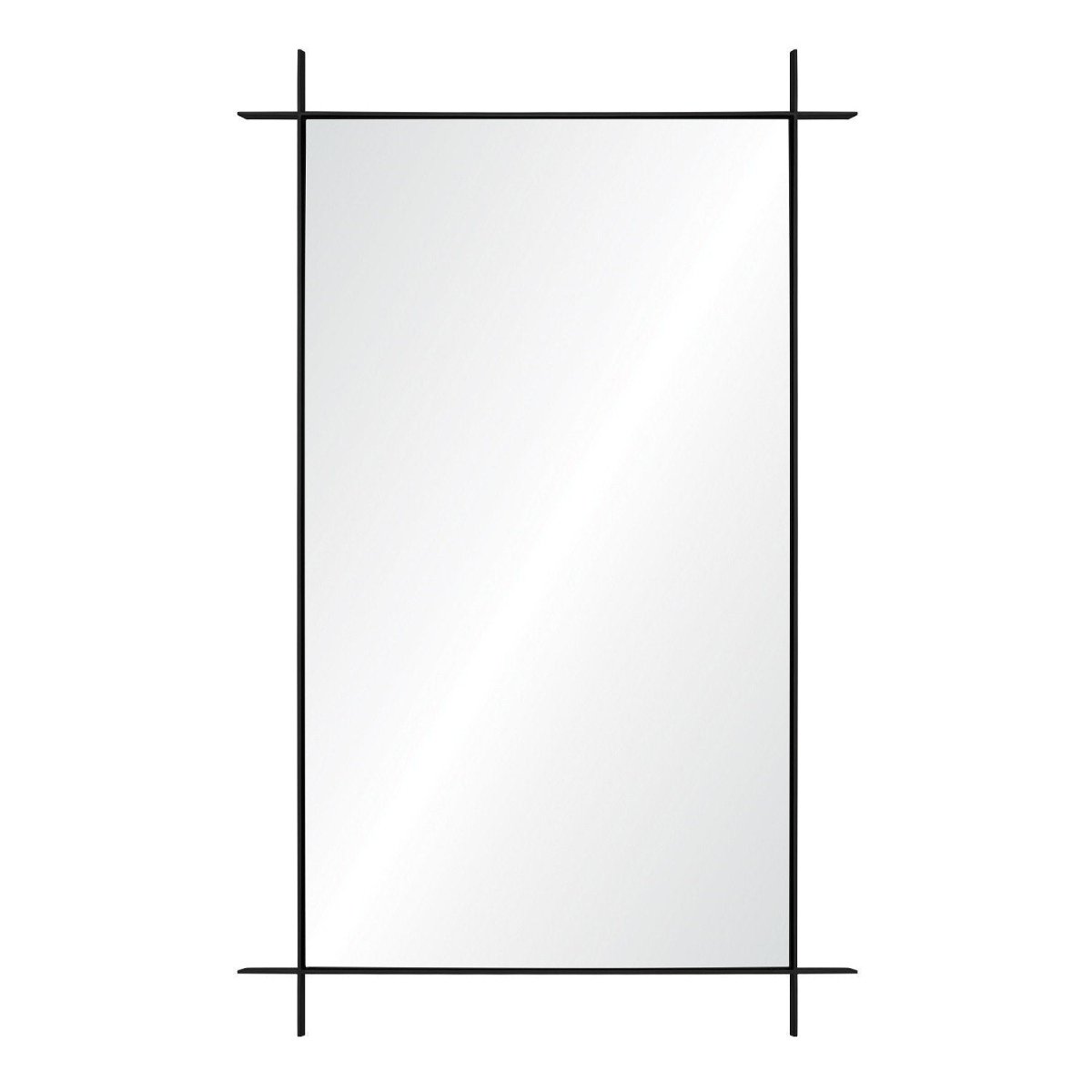 Sienna Black Nickel Mirror by Barclay Butera | Mirror Image Home - Fig Linens