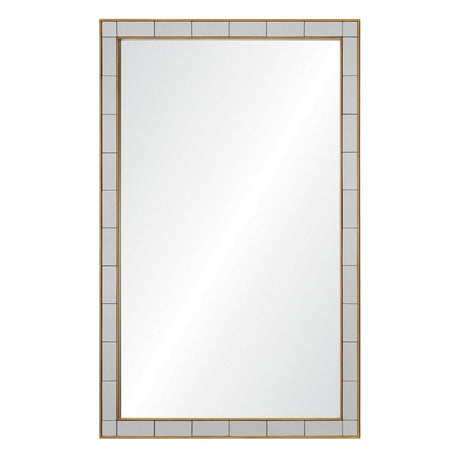 Mirror Image Home - Cedric Gold Speckle & Grey Mirror by Bunny Williams | Fig Linens 