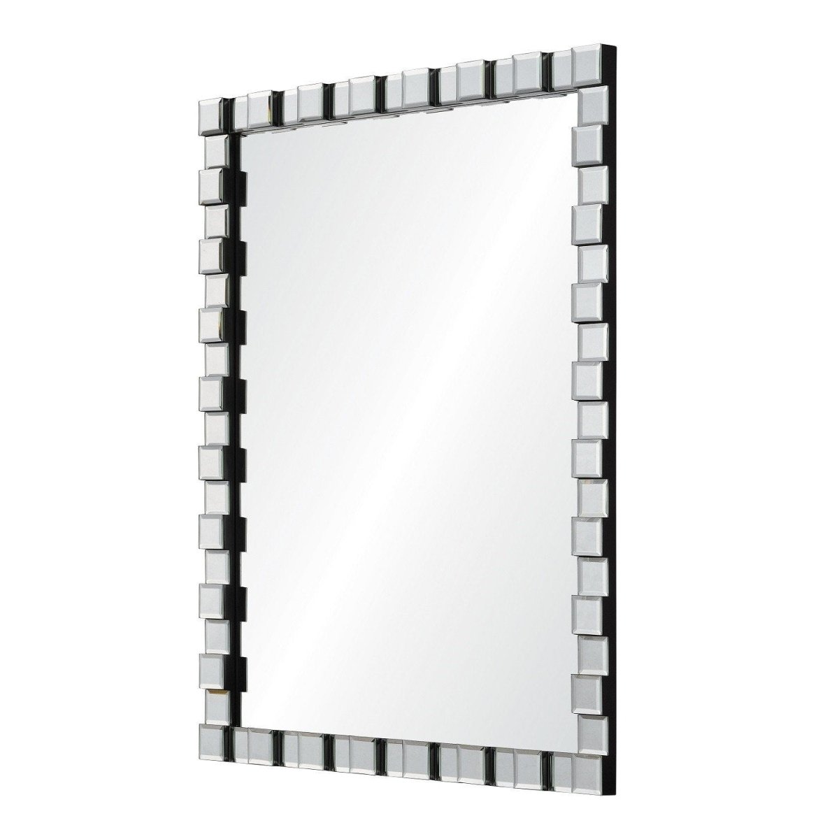 Mirror Image Home - Checkered Mirror Framed Mirror by Bunny Williams | Fig Linens - Side