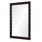 Fig Linens - Mirror Image Home - Darcy Dark Mahogany Mirror by Bunny Williams - Side