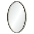 Mirror Image Home - Martele Silver Oval Mirror by Jamie Drake | Fig Linens