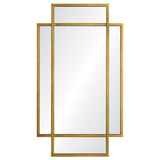 Mirror Image Home Shift Gold Wall Mirror by Jamie Drake | Fig Linens