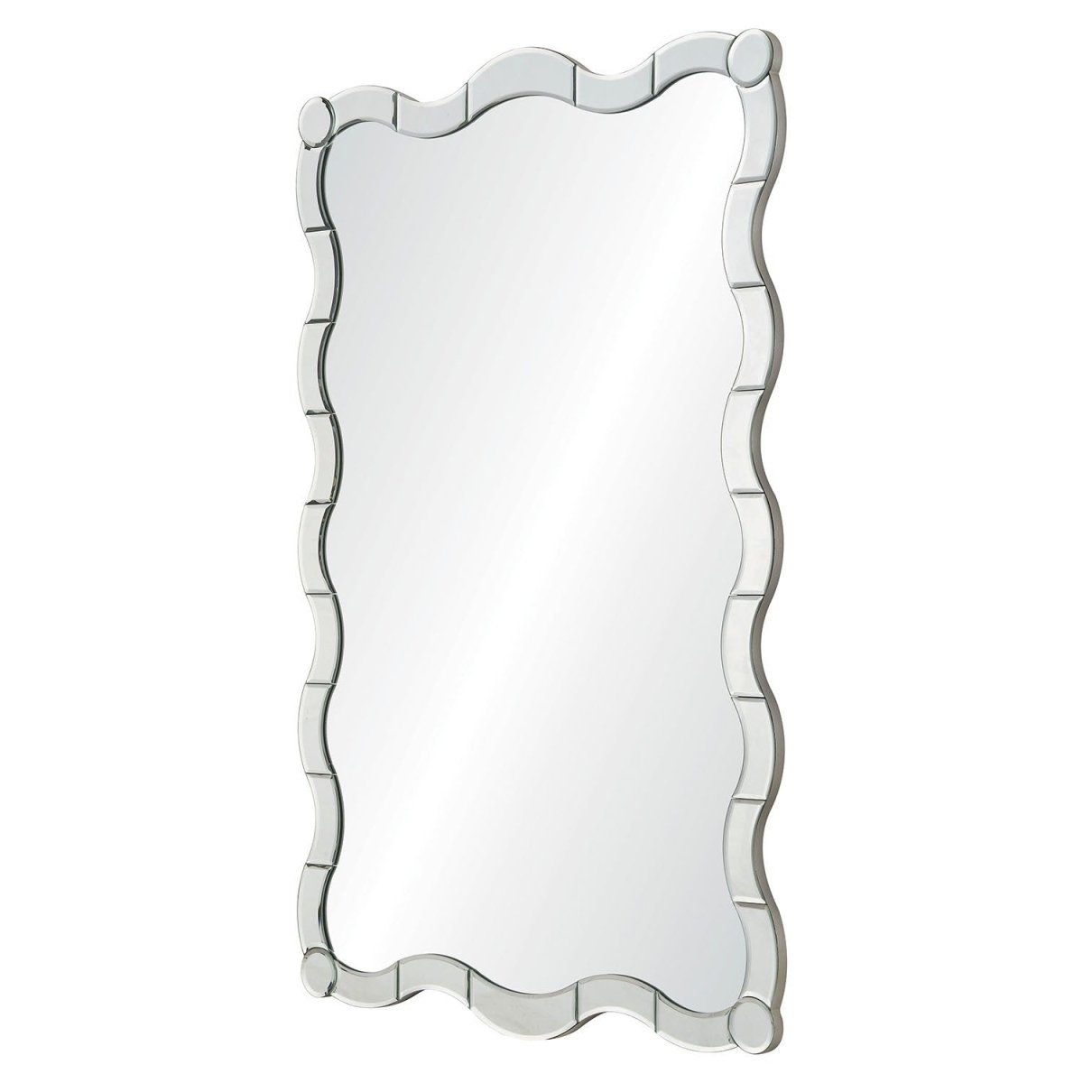 Mirror Image Home - Jazz Mirror Framed Wall Mirror by Jamie Drake | Fig Linens - Side