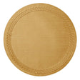 August Gold Round Placemats by Mode Living | Fig Linens