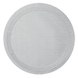 August Silver Round Placemats by Mode Living | Fig Linens