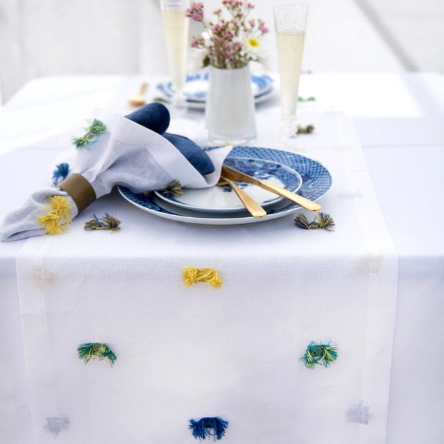 Lifestyle - Bora Bora Table Runner by Mode Living | Fig Linens