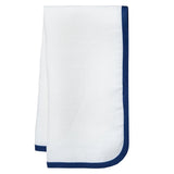 Carmel Navy Linen Napkins by Mode Living | Fig Linens