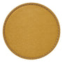 Gold Coco Round Placemats by Mode Living | Fig Linens