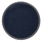 Navy Coco Round Placemats by Mode Living | Fig Linens