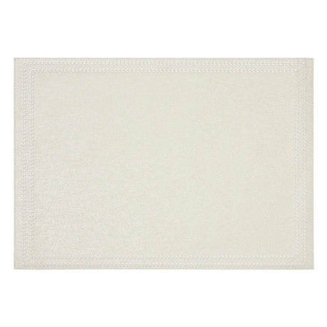 Paloma Pearl Rectangle Placemats by Mode Living | Fig Linens