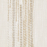 Closeup - Terra Striped Beige Metallic Pillows by Mode Living | Fig Linens