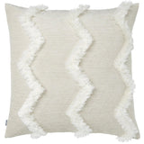 Terra Beige & White Square Pillows by Mode Living | Fig Linens