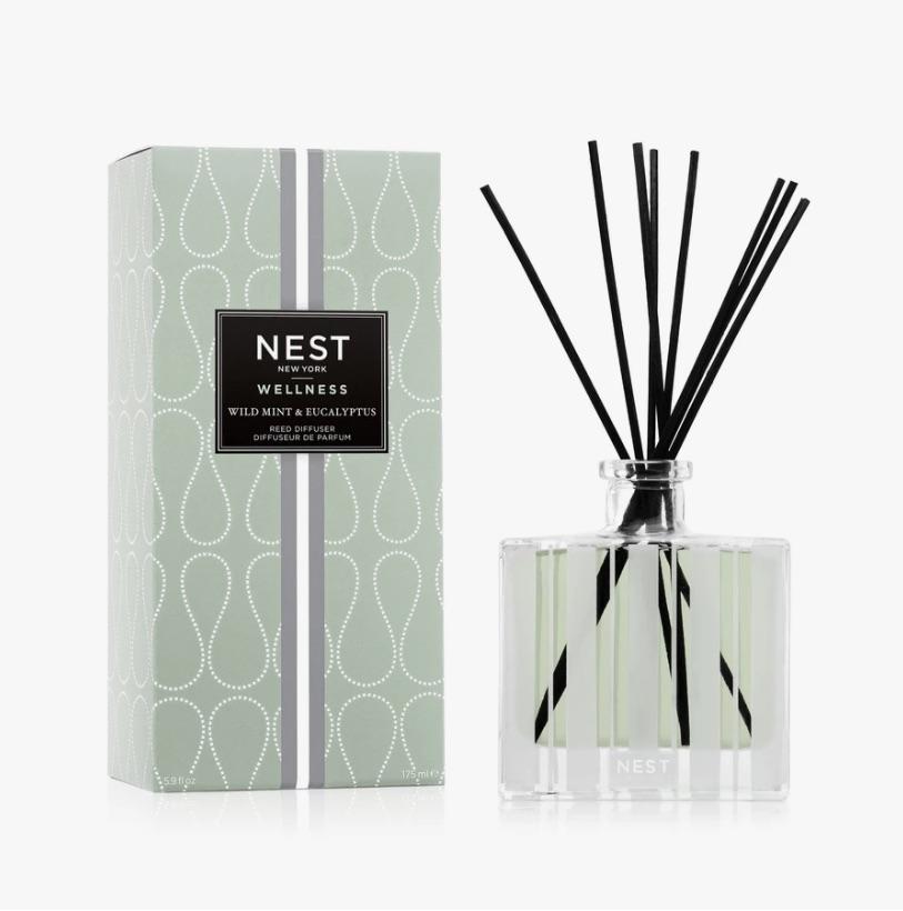 Fig Linens - Wild Mint & Eucalyptus Diffuser by Nest