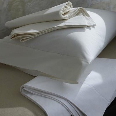 Classic Natural Percale Sheets and Cases by Scandia Home | Fig Linens