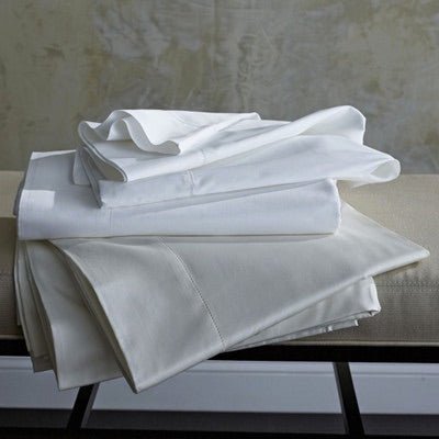 Classic Natural Percale Sheets by Scandia Home | Fig Linens