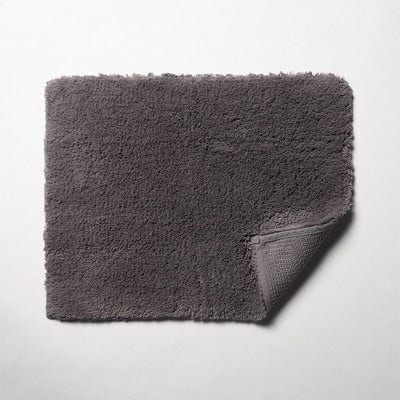 Fig Linens - Scandia Home Indulgence Bath Rug - Charcoal