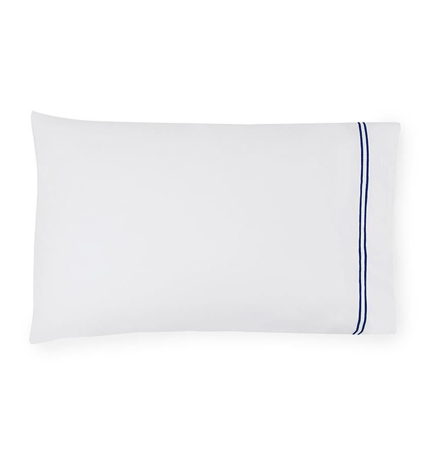 Fig Linens - Sferra Grande Hotel Bedding - White and navy case