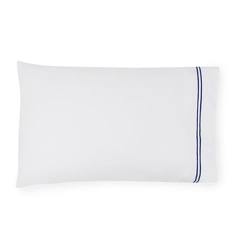 Fig Linens - Sferra Grande Hotel Bedding - White and navy case