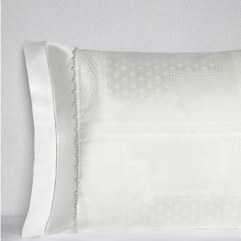 Fig Linens - Regina Candlelight Sham by Sferra | Limited Edition 