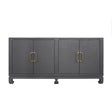 Drayton Grey 4-Door Buffet by Worlds Away | Fig Linens and Home