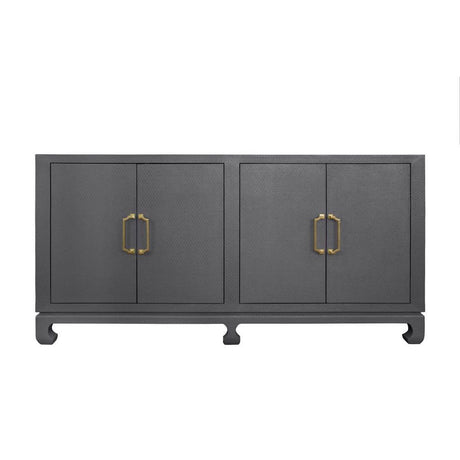 Drayton Grey 4-Door Buffet by Worlds Away | Fig Linens and Home