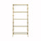 Stewart Tall Gold Leaf Etagere by Worlds Away | Fig Linens