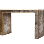 Madison Reverse Antique Mirror & Gold Console | Fig Linens