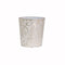 Jane Lavender & Silver Oval Wastebasket by Worlds Away | Fig Linens