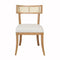 Fig Linens - Worlds Away Britta Cerused Oak Klismos Dining Chair - Front