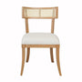 Fig Linens - Worlds Away Britta Cerused Oak Klismos Dining Chair - Front