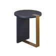 Harrington Navy Shagreen Side Table by Worlds Away | Fig Linens