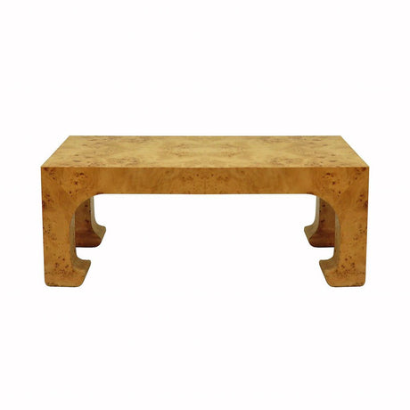 Fig Linens - Nicola Burl Wood Accent Table by Worlds Away 