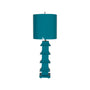 Turquoise Pagoda Table Lamp by Worlds Away | Fig Linens and Home