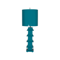 Thumbnail for Turquoise Pagoda Table Lamp by Worlds Away | Fig Linens and Home