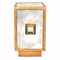 Worlds Away - Savannah Gold & Antique Mirror Cabinet | Fig Linens and Home