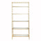 Addie Sculpted Gold Etagere by Worlds Away | Fig Linens and Home