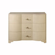 Worlds Away Plymouth Natural Grasscloth Drawer Chest | Fig Linens