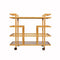 Fig Linens - Ireland Gold Bar Cart by Worlds Away 