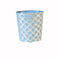 Worlds Away - Morocco Blue & Silver Leaf Wastebasket | Fig Linens and Home