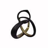 Worlds Away Decorative Accessory - Hitch Abstract Metal Sculpture - Fig Linens and Home