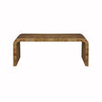 Fig Linens - Worlds Away - Newbury Light Burlwood Waterfall Coffee Table