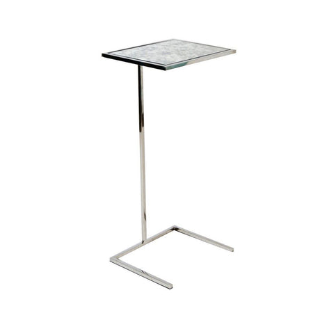 Nickel & Antique Mirror Cigar Table by Worlds Away | Fig Linens