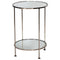 Chico Nickel Side Table by Worlds Away | Fig Linens and Home