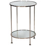 Chico Nickel Side Table by Worlds Away | Fig Linens and Home