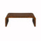 Fig Linens - Worlds Away - Worlds Away Newbury Dark Burlwood Waterfall Coffee Table 