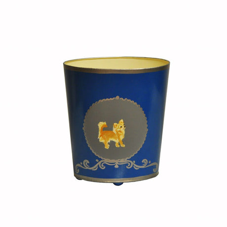 Chihuahua Wastebasket by Worlds Away | Fig Linens and Home