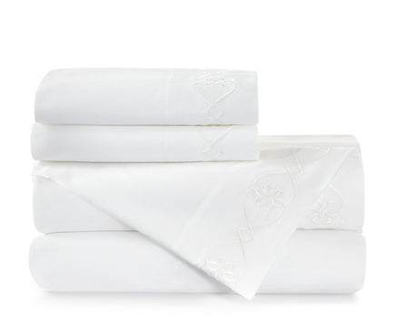 Concerto Embroidered Sheets and Pillowcases by Peacock Alley | Fig Linens 