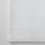 White Stresa Flat Sheets by Scandia Home | Fig Linens