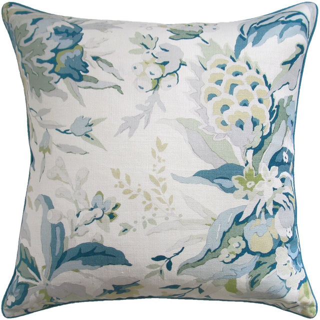 Horseshoe Bay Aqua & Green Pillow by Ryan Studio | Fig Linens